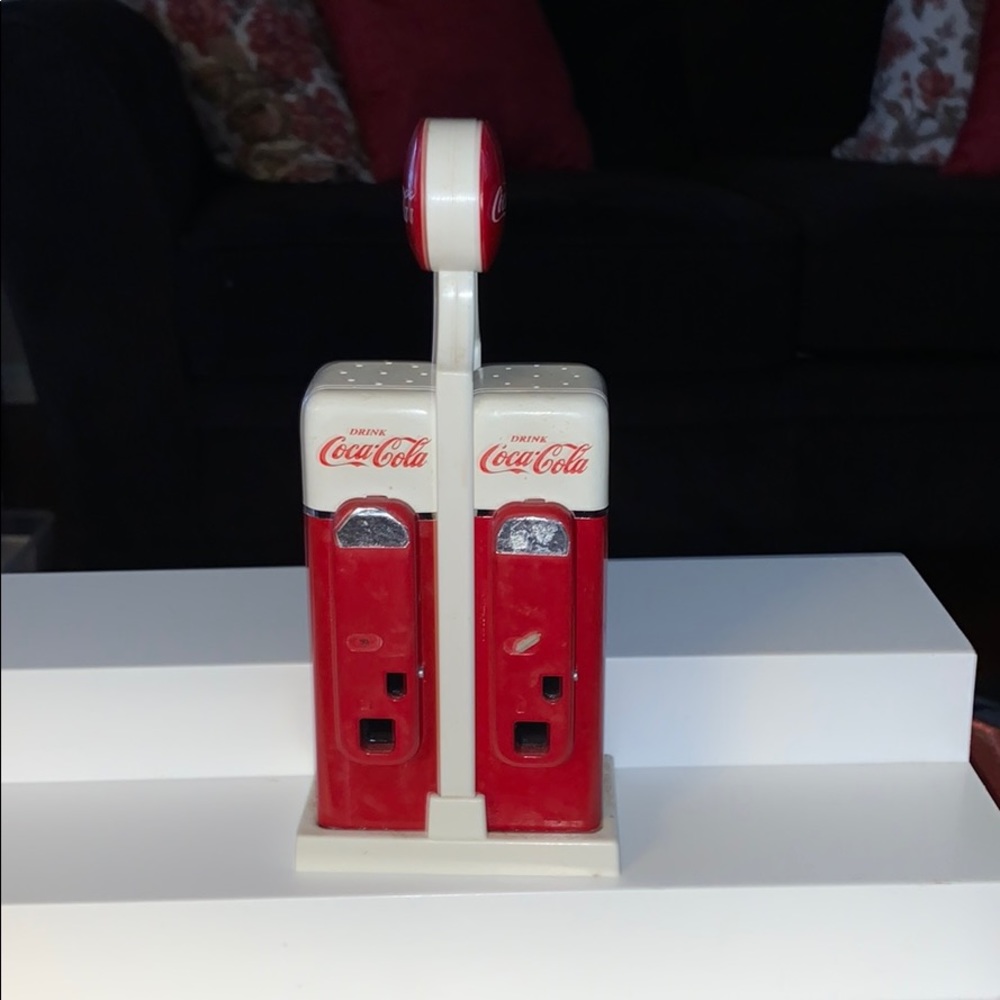 1993 Coca-Cola salt and pepper shakers